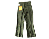 Men's Small Pant - Mens Retro Brown & Blue Plaid Trousers - Looks 1920s 30s Made in 1960s 70s - Saxon Baggies - Oxford Bags - Waist 29.5