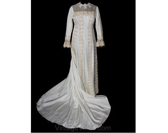 60s bridal dresses 1960s Lace Wedding Dress Chiffon/Tulle 1960s bridal fashion was not