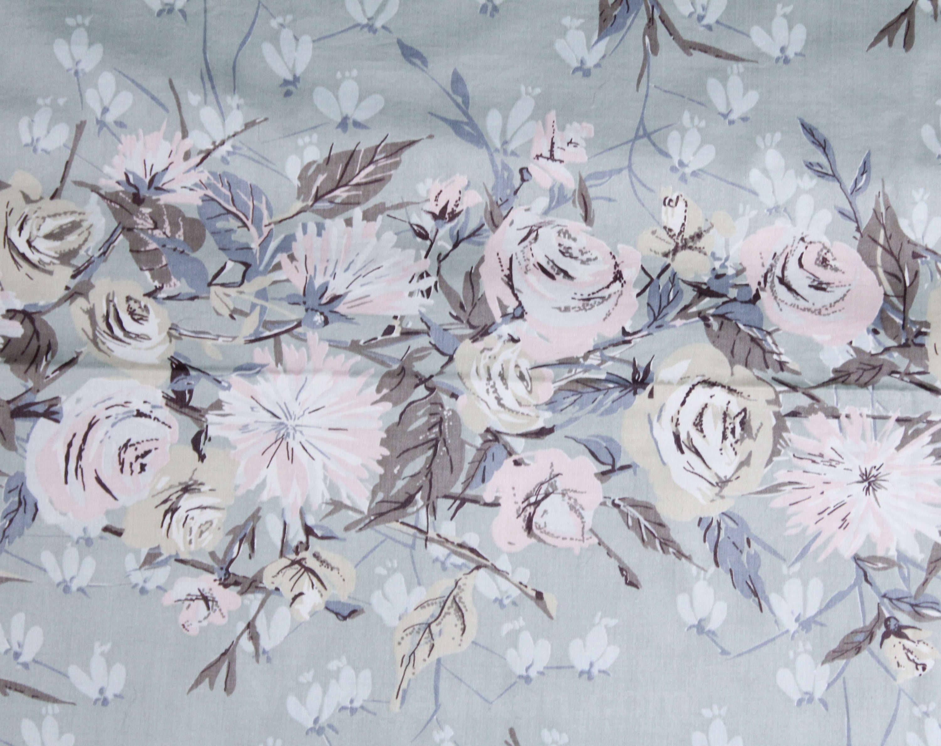 1950s Curtains Set of 4 Panels with Pair Twin Dust Ruffles - 50s Blue –  Vintage Vixen Clothing, image size:3000x2379