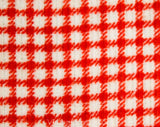 1950s Baby Boy's Red Corduroy Shirt & Short - Size 6 to 9 Months - Little Ricky - Infant Boys Checked 50s Outfit - Waterproof Diaper Cover