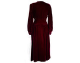 Size 8 1930s Evening Coat - Orchid Purple Velvet Opera Coat with Lilac Pink Satin Lining - Authentic 30s 40s Formal Redingote - Bust 37.5