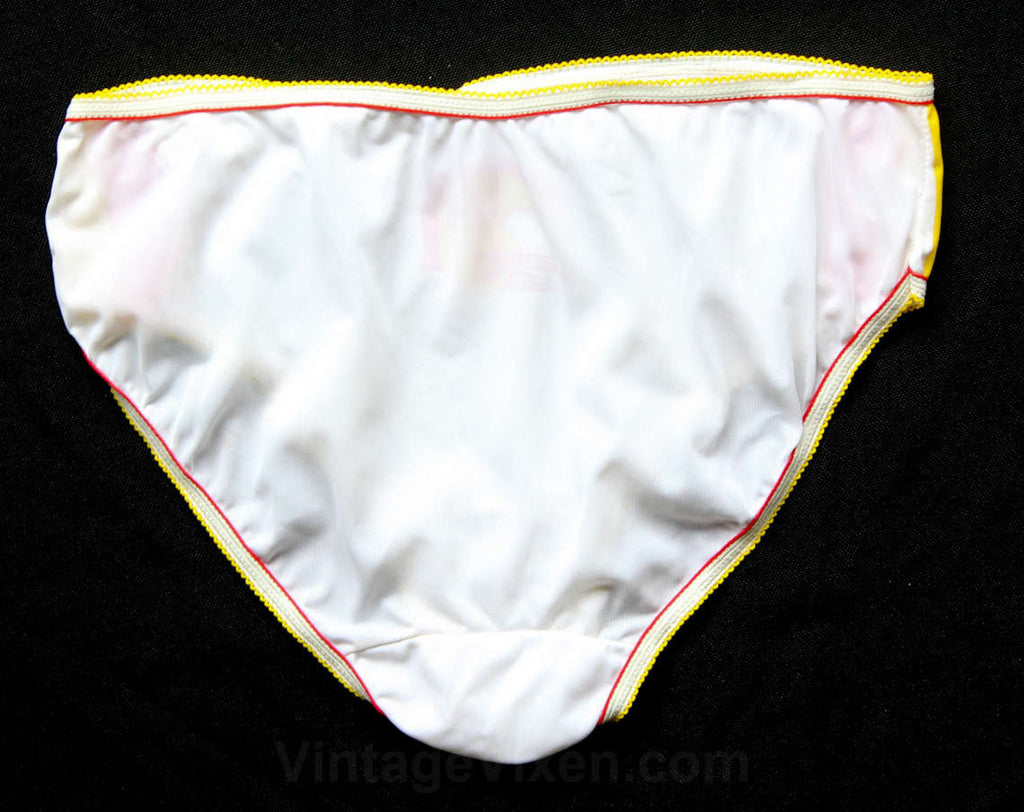 XS Small Panties - 1970s Football Theme Bikini Panty - Player 45