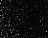 Size 8 Cocktail Top - 1960s Audrey Style Sequins Tank with Lavish Beadwork - Beaded Sleeveless Black Party Blouse - Bust 34.5 - 15703