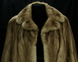Mink Fur Stole - Small 1950s 60s Genuine Fur Cape - Posh Mid Century Glamour - Amber Brown Similar to Autumn Haze - Pretty Capelet Wrap