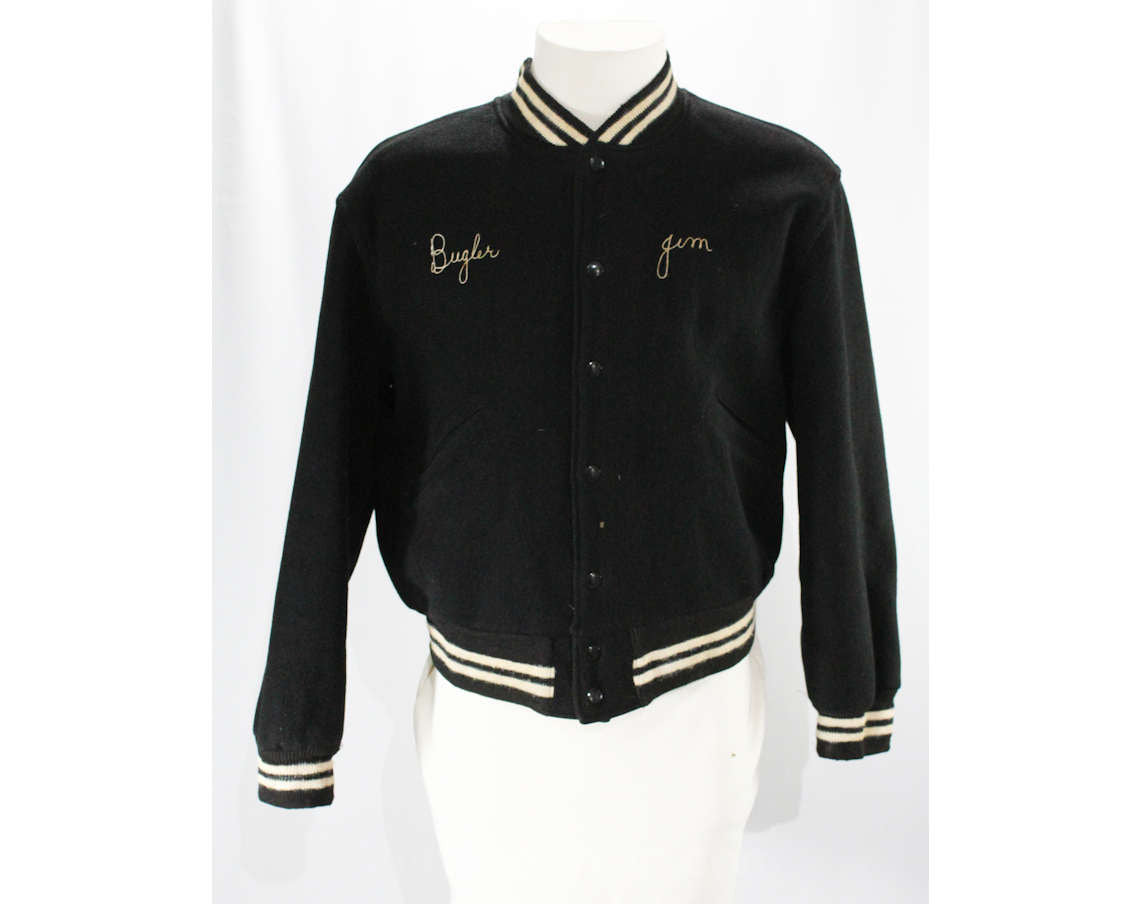 Men's Large Letter Jacket - Drum & Bugle Corps - 1950s