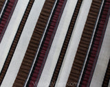 Size 000 Bellbottom Pants - Terrific 1960s 70s Striped Juniors Bell Bottom Hip Huggers - Teen Trousers - Girls Low Rise 1970s Hippie NOS