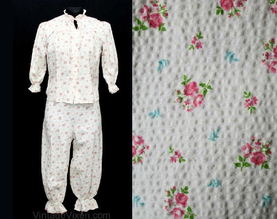Seersucker capri pajamas 2025