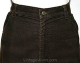 Men's Large Corduroy Pant - 1970s Chocolate Brown Cords - Boot Cut Levi's - 70s 80s Levis Mens - Waist 36 - Inseam 29.25 - 33486-1