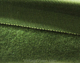 Charming 1960s Olive Hat - Avocado Green Velour Breton Bowl Hat with Grosgrain Bow - Audrey 60s Spring Fall Chic - Imported Fur Fiber