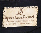 Size 10 Ribbon Dress & Coat - 1950s Black Stitched Soutache Cocktail - Chic Ribbonwork 50s Dress - Pristine Beauty - Custom Label - Bust 38