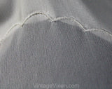 Size 8 White Full Slip - 1950s Deadstock Vintage Lingerie - 50s Pure White Nylon Tricot Dress Slip - Simple Classic - Adjustable - Bust 36.5