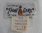Size 10 Mini Dress - Mod Lime 1960s Scooter Dress & Matching Hot Pants - Two Piece 60s Set by *That Girl* - Bust 39 Medium - NWT Deadstock