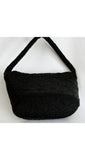 Lux 1940s Black Purse - Hand Beaded Bag - Charlet Paris Label Evening Handbag - Formal Accessories - 40s Caviar Beads - Elegant Winter Purse