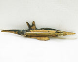 1920s Swallows Pin - Forked Tail Bird - Bluebird of Happiness - Deco 20s 30s Enamel Brooch - Blue Bird - Shabby Sweet - Dainty Size - 42661