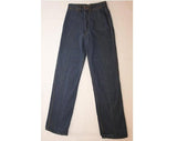 Size 6 Jeans - 1970s Denim Jean by Daddy's Money - Deadstock - Wide Leg Jeans - Blue Denim - Late 70s - California Label - 37343-1
