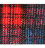 Size 2 Shorts - 1950s Red Plaid Corduroy Shorts - XS Summer Separates - Red & Blue - Casual Retro Cute 50s Shorts - Waist 24 - 34599-1