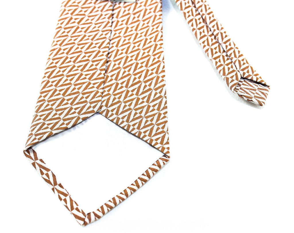 70s Men's Tie - 1970s Geometric Chevrons Necktie - Wide Width 70's Sup –  Vintage Vixen Clothing