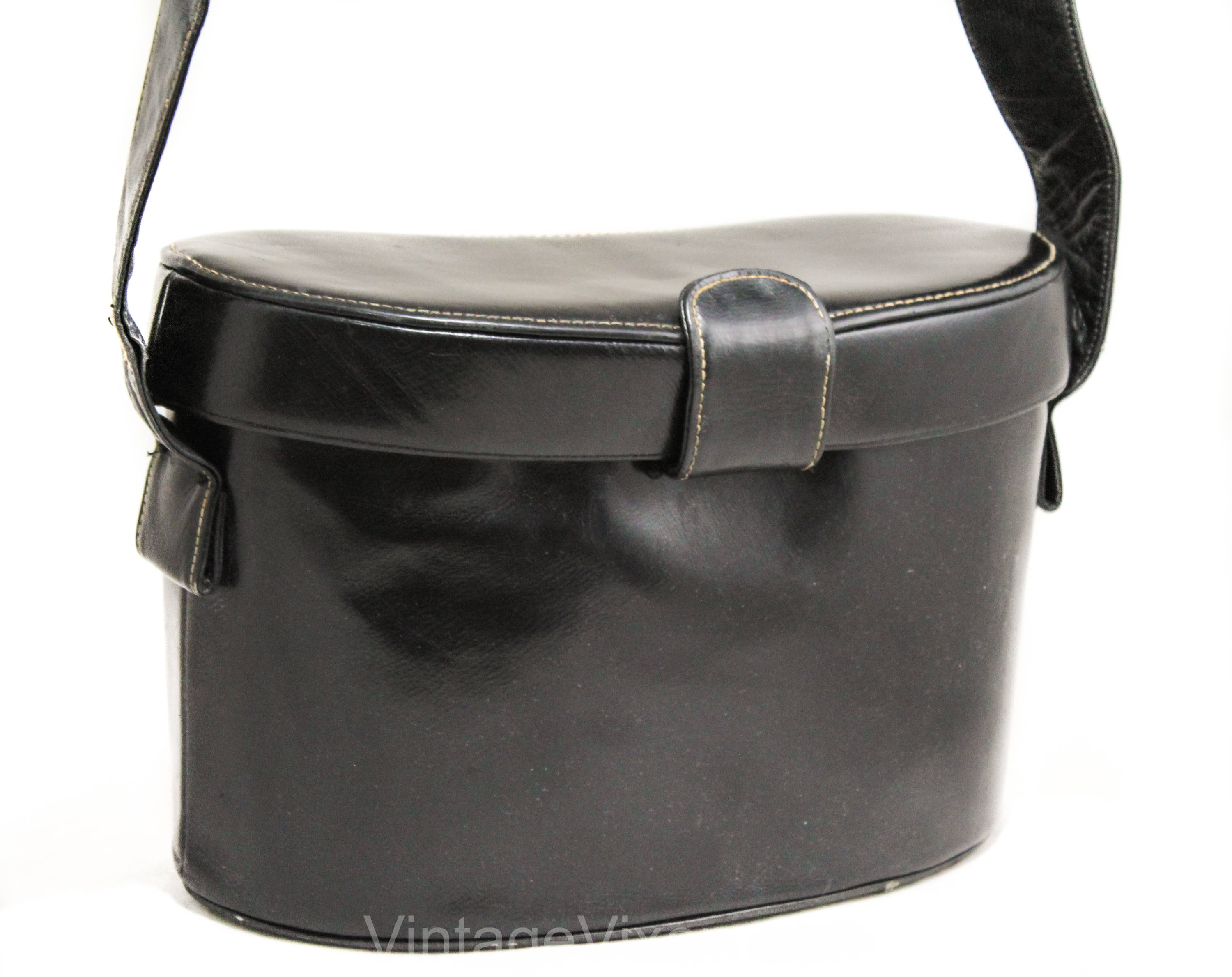 1930s 40s Shoulder Bag - Rare Patent Leather Binocular Purse - Kidney –  Vintage Vixen Clothing
