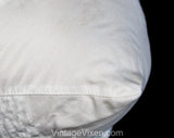 36C White Bra - Exquisite Form Summer Cotton Long-Line Bustier - Circular Stitched Rocket Bra - NIB Deadstock - 1950s Housewife Look 36 C