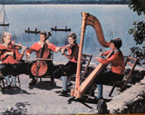 3 Framed Prints of Interlochen Arts Camp Michigan - Pictures 50s Harpists Orchestra Ballet Dancers - Les Preludes Musicians - Pine Frames