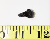 10 Black Ice Cream Cone Plastic Buttons - 16mm x 11mm - Small Icecream Sweet Dessert - Novelty Sewing Crafts - 3/16 Shank - 80s Deadstock