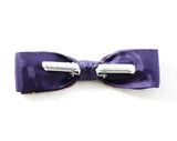 50s Boy's Bowtie - Red & Blue Tartan Plaid Boys Bow Tie - Preppie 1950s 1960s Mid Century Children's Accessories - Cute Clip On Child's Tie