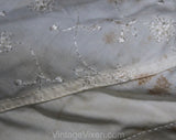42D 1950s White Long-Line Bra - As Is Large Bombshell Bustier - 50s Merry Widow with Radiant Stitching - Exquisite Form Carnival NIB - 42 D