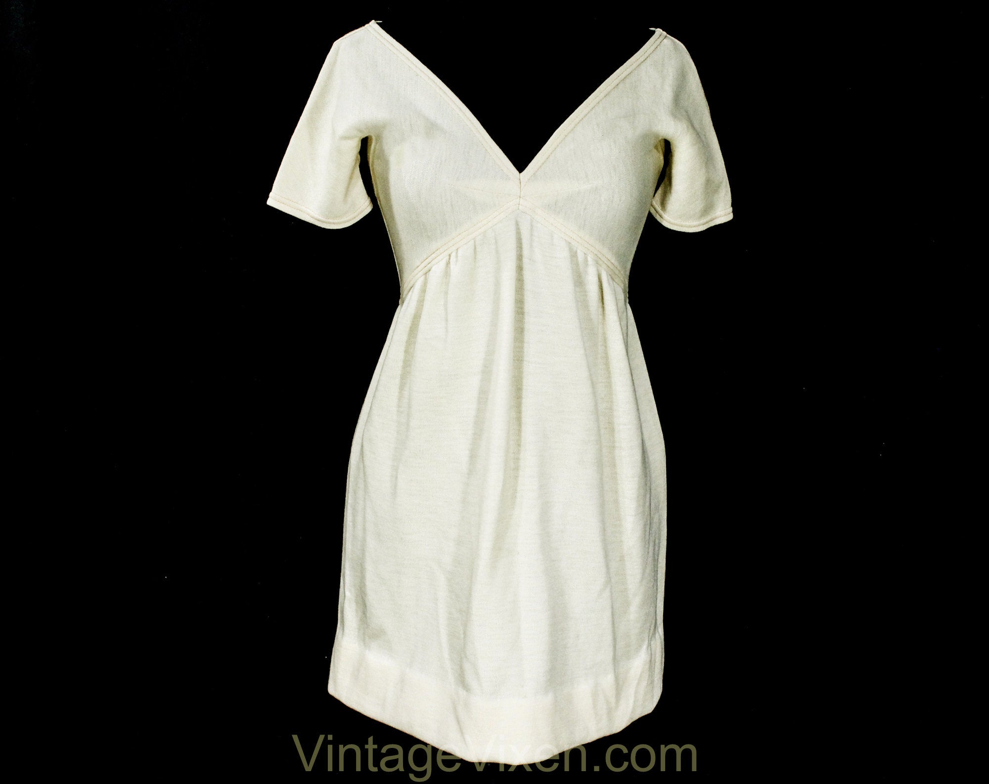 Size 4 Rudi Gernreich Mini Dress - Small 1960s Designer Minimalist Mod Vintage Vixen Clothing Size 4 Rudi Gernreich Mini Dress - Small 1960s Designer Minimalist Mod Vintage Vixen Clothing