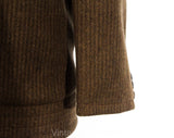 Size 6 1930s Reversible Coat - Authentic 30's Wool Tweed & Cotton Canvas Jacket with Art Deco Buttons - Rustic Ladies Work Wear - Bust 36
