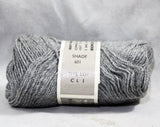 Quality Gray Wool Yarn - One Single Skein 1 Ounce - Slate Smoke Fog Gray Knitting Crochet Fiber Arts - Airns-Wear Crepe Laine From England
