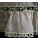 1920s Pink Crepe Toddler's Chemise with Ribbon & Lace - Size 18 24 Months - Girls Summer Slip - Childrens 20s 30s Underslip - 1930s - 26884