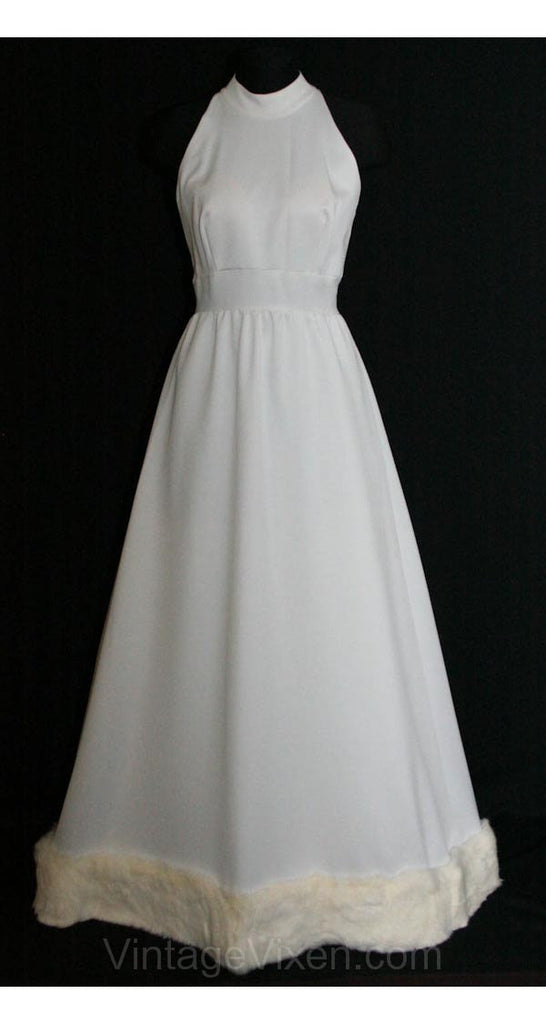 Size 8 Winter Wedding Dress - Gorgeous 1960s Sleeveless Bridal Gown & Vintage Vixen Clothing Size 8 Winter Wedding Dress - Gorgeous 1960s Sleeveless Bridal Gown & Vintage Vixen Clothing