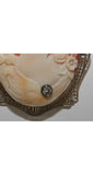 Exquisite Edwardian Habille Cameo in 14KT Filigree Frame - Antique Gold Pin - Brooch - Converts to Necklace - Gibson Girl Look - 28052-1