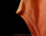 40s Boys Swim Shorts - Size 4T 5T 6 - 1940s 50s Boy's Tan Stretch Satin Swim Brief - NOS Deadstock - Retro Beach Children's Summer Bathing