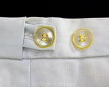 Teen Boy's 1960s Shorts - Size 14 16 White Cotton Surfer Style Shorts - 60s Childs Boys Summer Preppy Classic Deadstock - NWT - Waist 26.5