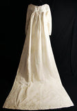Size 10 Wedding Dress - Priscilla of Boston 1960s Empire Bridal Gown - Detachable Train - NOS - NWT - Bust 35.5 - Waist 29 - 34164-1