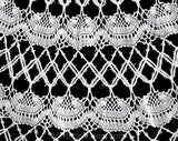 Charming Antique Tablecloth - Edwardian Dining Room Round Crochet Lace Centerpiece - Gorgeous Early 1900s Cotton Circle - Natural White
