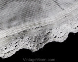 Girl's Size 3T Full Slip - 1950s Child's White Cotton Petticoat Skirted Slip - Child Size 50s Crinoline - Her Majesty Label - Antique Look