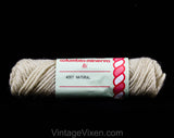 Beige Wool Tapestry Yarn - One Single Skein 3/4 Ounce - Sand Ecru Natural Light Tan Knitting Crochet Fiber Arts - Columbia Minerva England