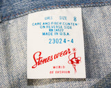 Girl's Size 8 1970s Cut-Off Shorts - Childs Light Blue Soft Denim Deadstock - Children's Summer Classic 70's Cutoffs with Frayed Hems