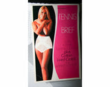 Medium Large 1970s Panty Girdle with Bow Accent - White Foundation Garment - Vintage Support Wear - NWT Deadstock Shapewear - Waist 26 to 30