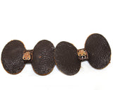Size 6 Brown 40s Shoes with Decorative Clips - Unworn 1940s Beautiful Leather 3 1/2 Inch Heels - Fall Autumn Deadstock - Deco Reptile Bows