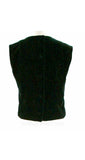 Size 6 Steampunk Victorian Inspired 60s Black Velveteen Dress Set - Top & Maxi Skirt - Ankle Length - 1960s Romantic - Waist 26 - 39890-1