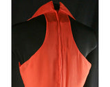 Size 8 Elegant Dress - 1960s Summer Evening Dress & Capelet - Medium - Beautiful Peach Halter Style Gown - Expert Quality - Bust 36 - 39008