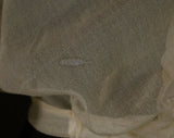 Antique 1910s Silk Blouse - Size 4 Sheer Silk Georgette Edwardian Shirt - Neutral Pneumonia Blouse - Beige Ecru Taupe - Waist 24.5 - 49021