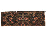 Victorian 1800s Table Runner - 11.75 x 35 Inches - Antique Silk Brocade Rectangular Dresser Textile - As Is Frayed Distressed - Pink Beige