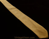 40s Men's Military Tie - 1940s World War II Army Soldier's Necktie - Uniform Issued Summer Style Top Stitched Point - WWII Era Infantry