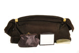 1930s 1940s Cocoa Brown Purse - Chic 30s 40s Fur Felt Clutch Handbag with Floral Metal Rings & Cinched Design - Chic Lewis Collector Bag