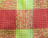 XXS 60s Boucle Tweed Pencil Skirt - Melon Orange & Yellow Wool - Classic 1960s Office Secretary - Size 0 - Waist 23 - NWT Deadstock