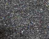 XL 1960s Office Dress - Size 16 Tailored Black & White Tweed with Rainbow Flecks - Sleeveless 50s 60s Secretary Chic with Pockets - Bust 43